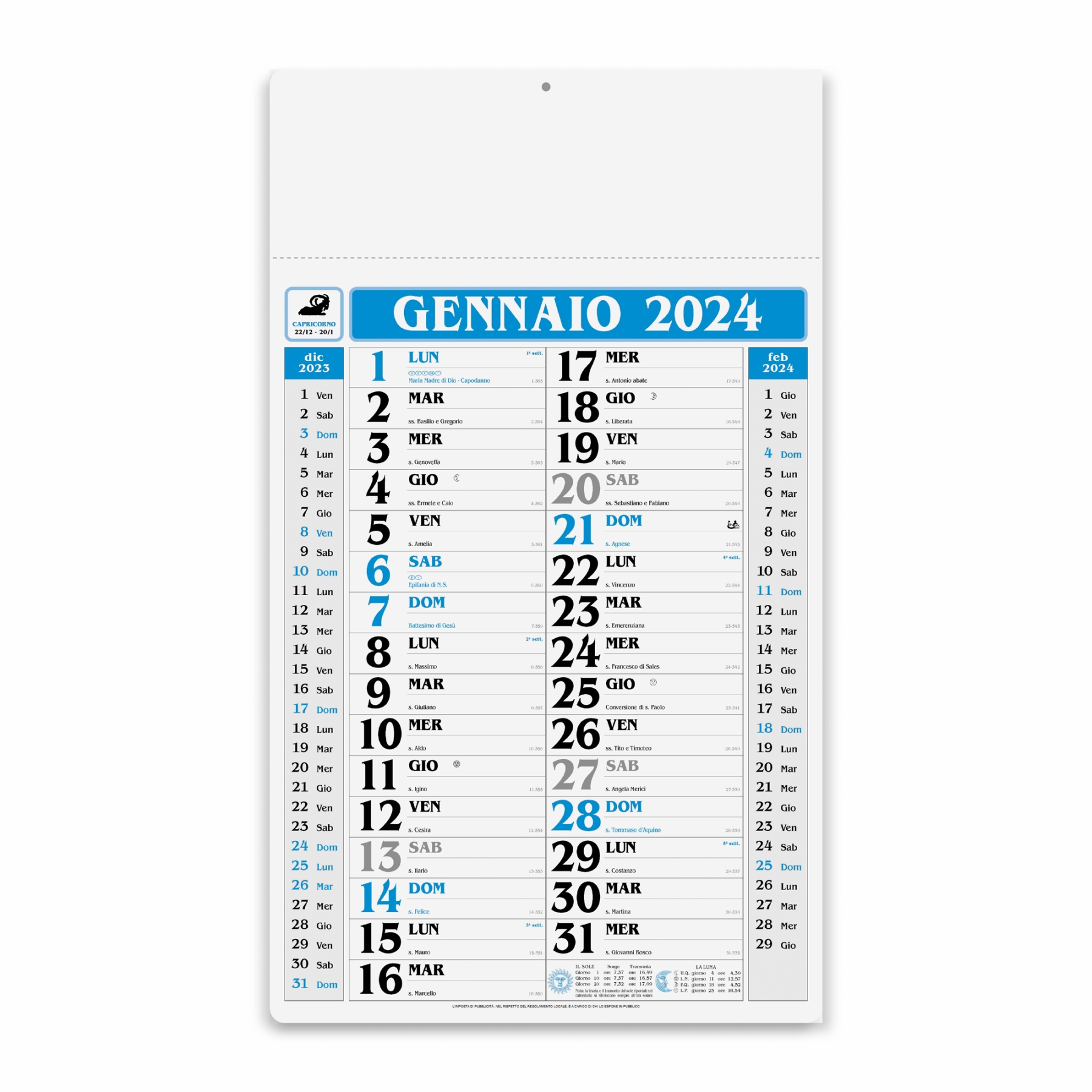 Calendari Personalizzati Economici Formato Maxi Da 0 88