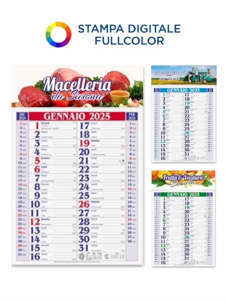 calendari personalizzabili con logo