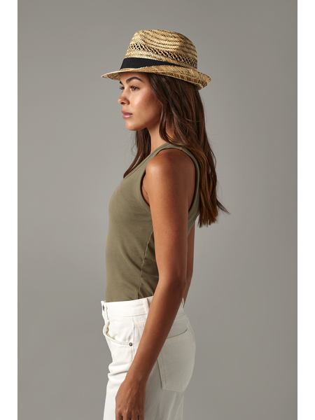 Cappello di paglia personalizzato Beechfield Straw Summer Trilby