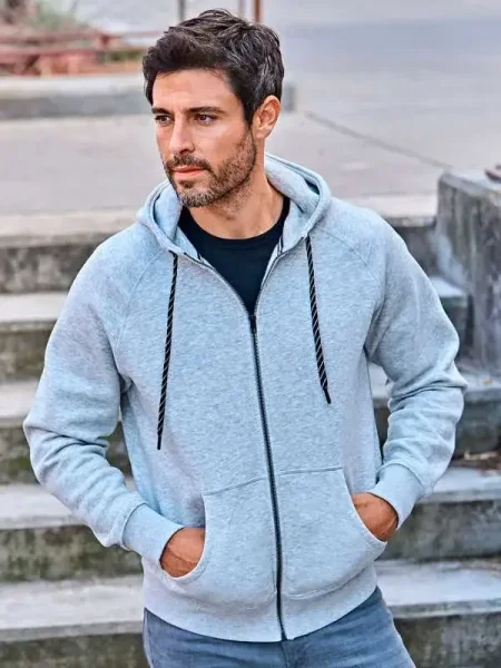 Felpa uomo personalizzabile Tee Jays Fashion Full Zip Hood