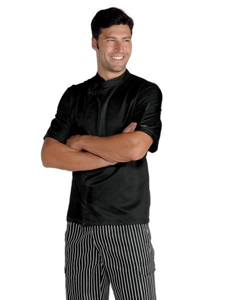 Giacca per divisa chef Isacco Yokohama in poliestere superdry manica corta
