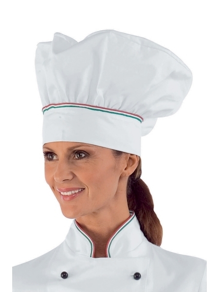 Cappello chef personalizzato con nome in cotone Isacco