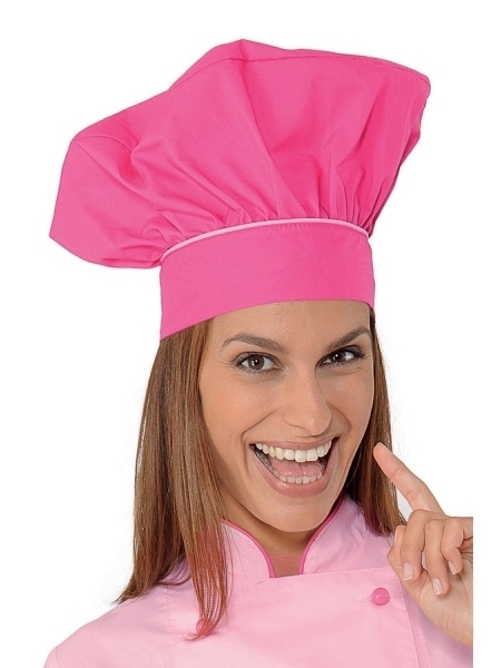 Cappello da chef in tessuto misto personalizzato Isacco Cook Color