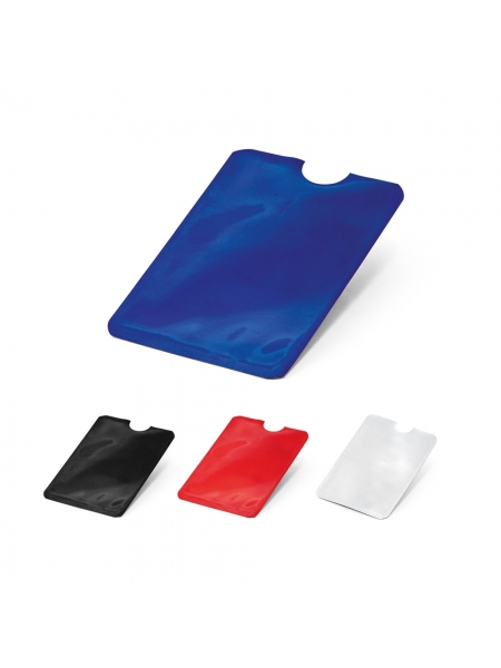 Porta carte di credito e tessere magnetiche 2 tasche ( 2 pezzi ) in tessuto  plastico