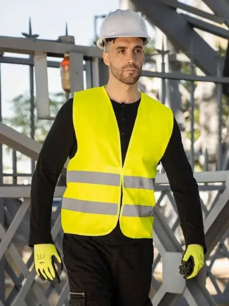 Gilet di sicurezza Korntex in poliestere personalizzabile Freiburg