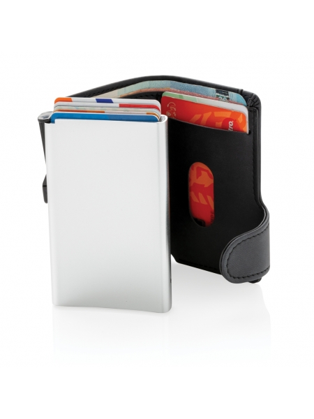 Portafoglio porta carte di credito RFID - Custodia in alluminio