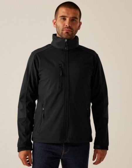 Softshell uomo personalizzabile Regatta Professional Men's Hydroforce 3 Layer Membrane Hooded Softshell Jacket