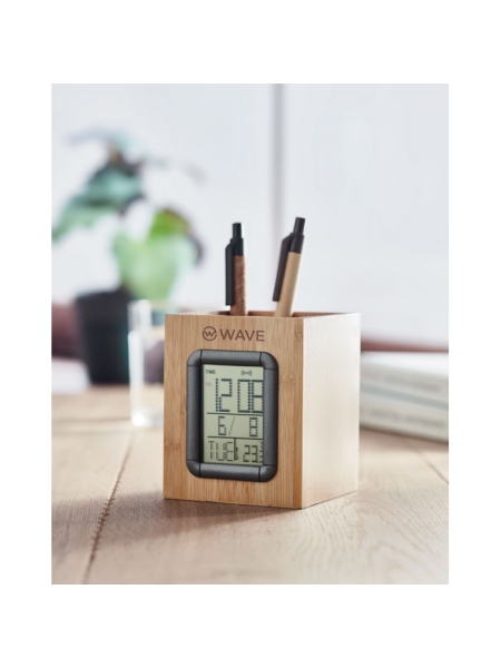 Orologio da parete digitale, numero Tempo Temperatura Calendario Sveglia  Tavolo Orologio da scrivania Design Office Home Light
