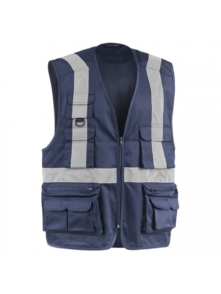 Gilet da lavoro multitasca Star colore grigio