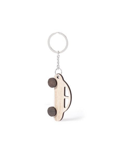 Portachiavi personalizzati: Portachiavi apribottiglie in metallo Wood