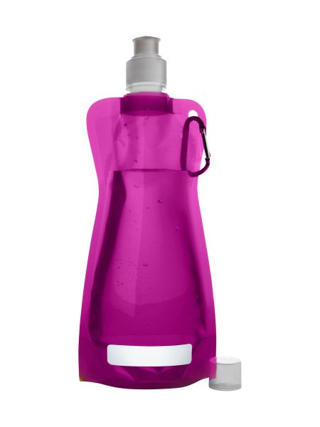 Bottiglia per bambini 450 ml con cannuccia in silicone per sublimazione -  rosa Rosa