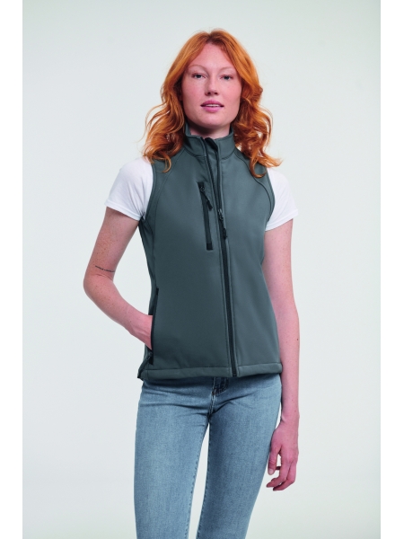 Gilet donna Softshell personalizzata Russell