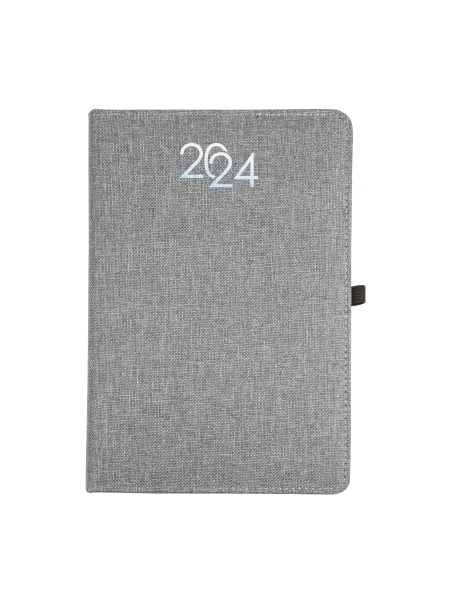 Agenda settimanale con copertina in R-Pet personalizzato 14.5 x 21 cm