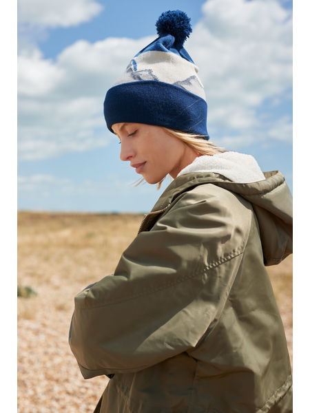 Cappello invernale con pon pon personalizzabile Beechfield Mountain Peaks Pon Pon