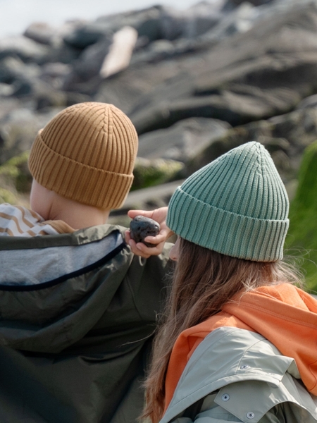 Cappellini invernale da bambino personalizzabile Beechfield Organic Cotton Kids Beanie