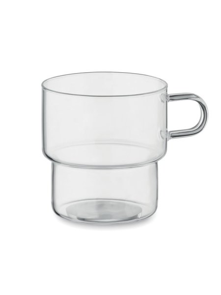 Tazza in vetro borosilicato 300 ml Bormug