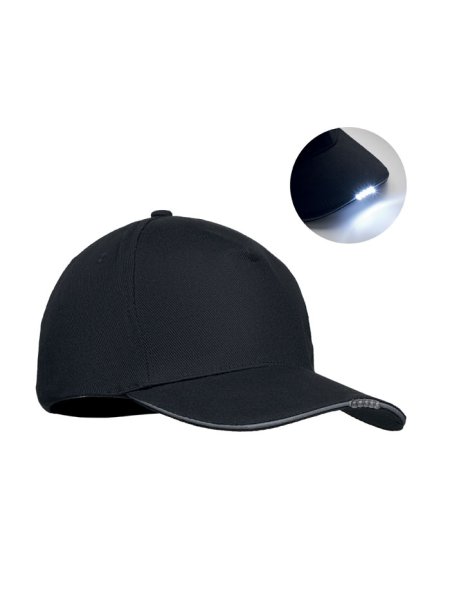 Cappellino da baseball a 5 pannelli in cotone Luzcap