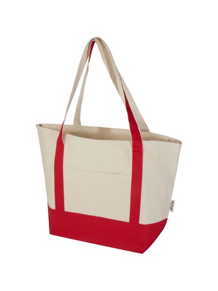 Tote bag in cotone riciclato certificato GRS da 320 g/m² Sam