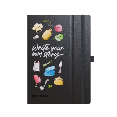 Quaderno A5 con elastico personalizzabile BIC® Partner A5 Hard Cover