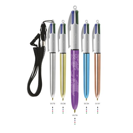 Penne a sfera BIC® 4 Colours Shine