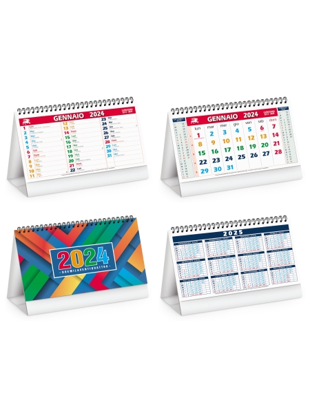 Calendari annuali personalizzati per scrivania