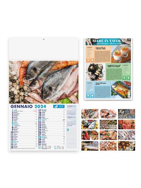 Calendari da tavolo 2024 illustrati 100% made in Italy ⋆ Akena