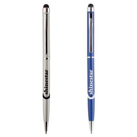 Penna touch in metallo personalizzabile BIC®Sleek Stylus opaca