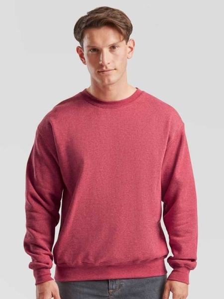 Felpa unisex personalizzata Fruit of the Loom Classic Set-In Sweat