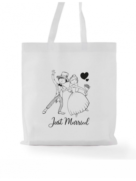 Wedding bag personalizzata in tnt con il Logo
