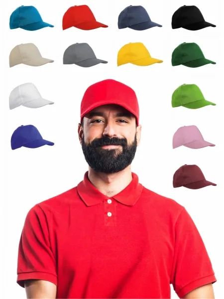 Cappellino baseball 5 pannelli personalizzato Houston